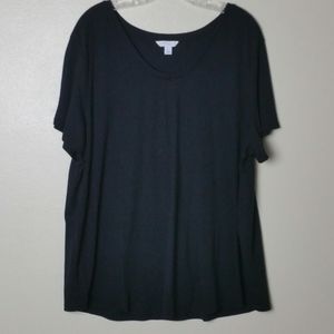 Boutique Black Shirt Sleeve Tee Shirt size 2XL